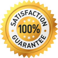 100% satisfaction guarantee graphic